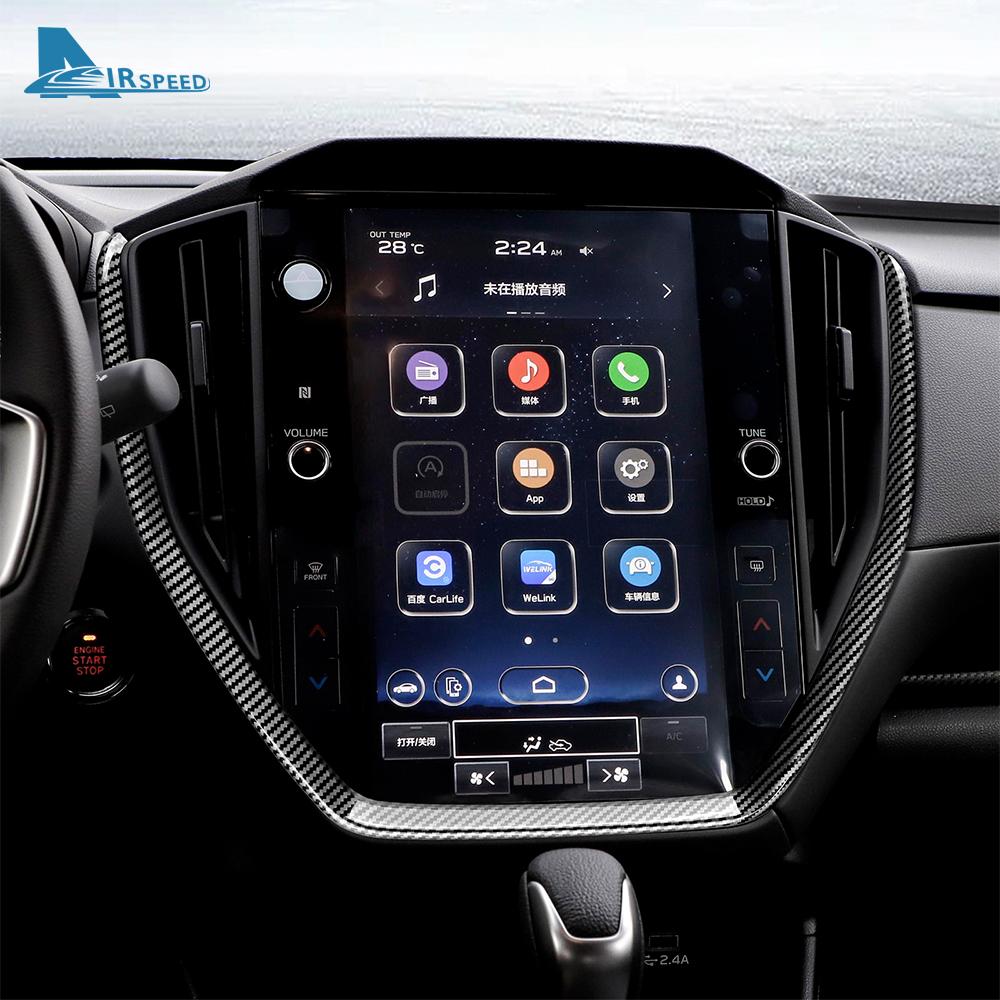 Для Subaru Crosstrek 2024 Impreza 2024 WRX 2022 2023 2024 ABS Наклейка на панель переключения передач автомобиля Глянцевая Матовая Аксессуары под карбон