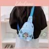 Crybaby Single Pattern Shoulder Crossbody Bag For Kids Lightweight Breathable
