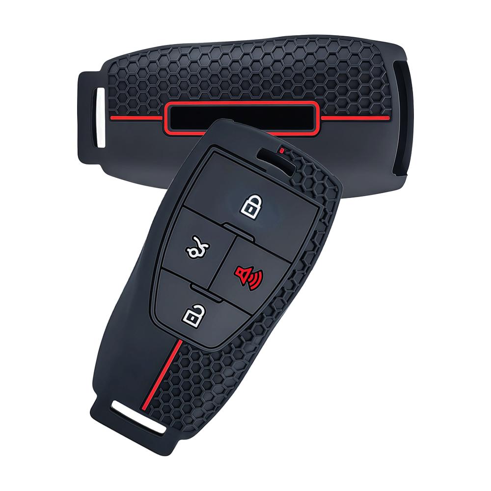 Силиконовый Черный Для Baic X55 X35 X75 Ii Evo 5 Beijing Bj40 Bj80 U7 X7 Пульт Умный Автомобильный Ключ Чехол Обложка Держатель Брелок
