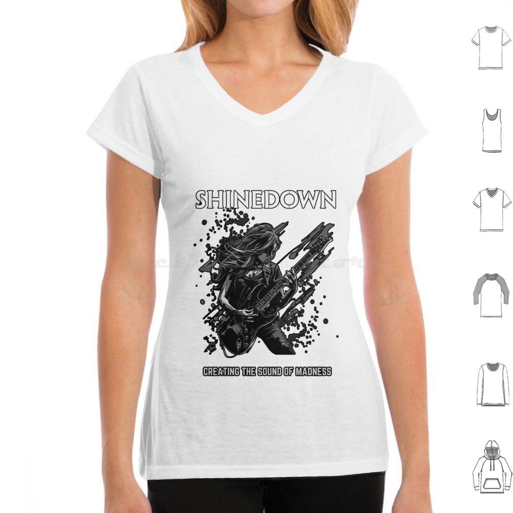 Creating The Sounds Of Madness T Shirt Cotton Men Women DIY Print Shine Down Rockband Rockmusic Fan Band