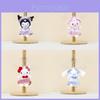 Очаровательный брелок-брелок Sanrio с дизайнами Куроми и Синнаморолла из стильной ткани
