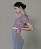 Женская одежда для йоги Debiweeo Devi-T0018-Mist Pink Pilates Новая волна Holic Укороченная