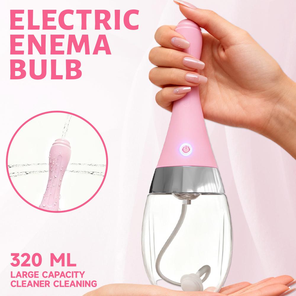 Anal Irrigator Enema Set Silicone Enema Bulb Colon Cleanser Anti Backflow Shower Irrigator Anal Cleansing Feminine Care