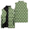 Ladies' Casual And Fashionable Sleeveless Vest Polka Dot Printing Cotton Jacket