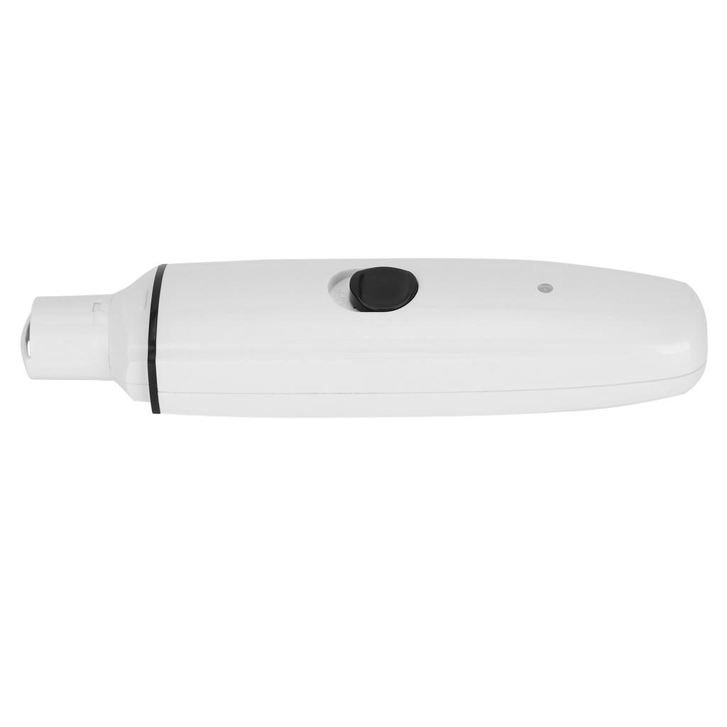 USB Зарядка Когтеточка для питомцев Портативная Электрическая Когтерезка для собак Инструмент для ухода за лапамиБелый