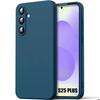 Case for Samsung Galaxy S25 Plus (Galaxy S25+), Navy Blue Liquid Silicone - BOOLING®