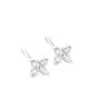 2023 Four-Leaf Flower Diamond S925 Silver Earrings - Stylish Japanese and Korean Design