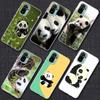 Chinese Baby Panda Phone Case For Xiaomi Redmi Note 9s 8 11 9 10 Pro 10s 11s Note 9s 8Pro K40 Cute Cases Clear Cover Lazy Bear