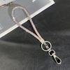 Light Luxury Rhinestone Phone Lanyard: Diamond Crossbody Chain & Bracelet Pendant.