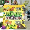 Игры-головоломки P-plant Vs Z-zombiee Фланелевое детское одеяло Декоративное одеяло для дивана и кровати Портативное одеяло Полотенце для ванны Подарок
