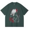 230 Gsm 100% Cotton Dandadan V28 Okarun Print Unisex Heavy Cotton T Shirt