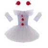 Christmas Day Children Girls Dresses Mesh Princess Dress Set Children Halloween Performance Costumes