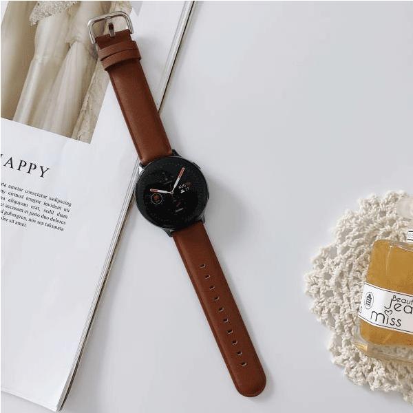 Uniwersalny Pasek Beline Elegance Watch Do Zegarów 22Mm Brązowy