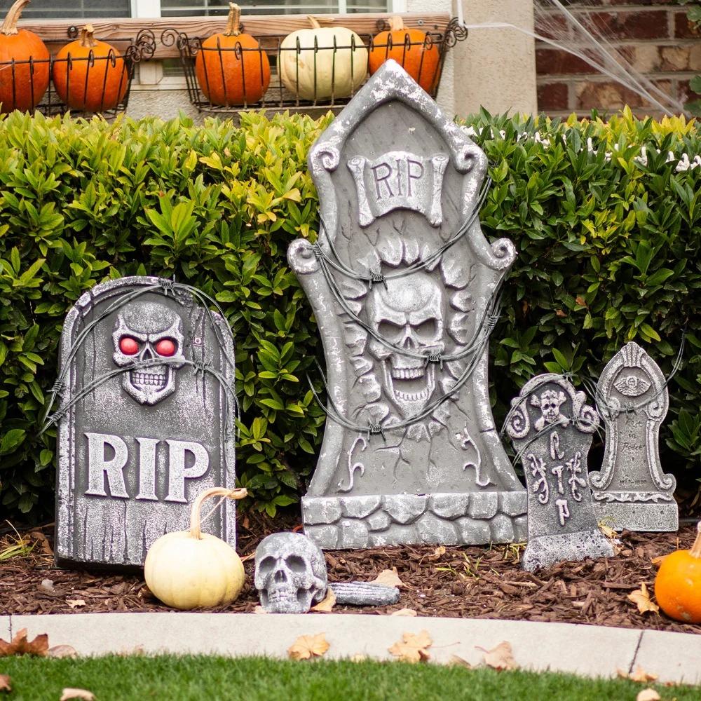 2Pcs PVC Simulation Barbed Wire Halloween Party Prank Pole Barbed Wires Halloween Decor