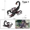 Scorpion Model Insect Figurine Educational Toy Halloween Supplies Prank Props Scenes Making Kids Cognition Gift