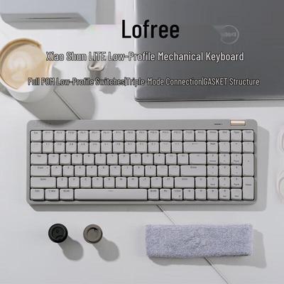Беспроводная механическая клавиатура Lofree Xiaoshun Youth Edition с низкопрофильными клавишами, 100 клавиш