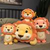 Cartoon Cute Plush Lion Toys Soft Lovely Forest Animal Plush Doll Stuffed Sleep Pillow Kids Baby Kawaii Christmas Gift for Girl