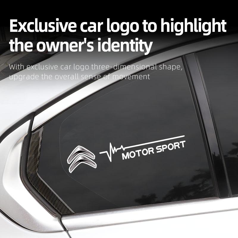 2 шт. Наклейка на автомобильное стекло Декоративные наклейки на стекло автомобиля Для Citroen C8 DS3 C6 C3 Vts C4 Saxo C4L C5 C2 Xsara C3-XR Picasso SEGA