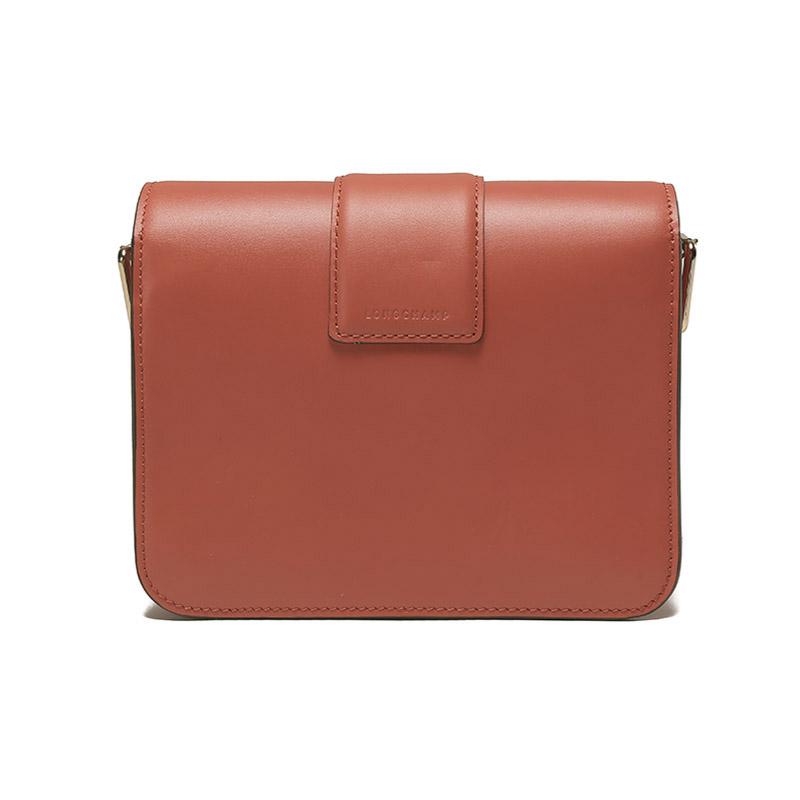 Longchamp Box-Trot 18 Solid Color Magnetic Snap Flap Adjustable Shoulder Strap Small Calfskin Square Shoulder Crossbody Bag Women bags 10174HAU017