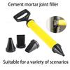 1PC Caulking Gun for Brick Pointing Mortar Filling Cement Grouting Tool with 4 Nozzles for Masonry Waterproofing and DIY