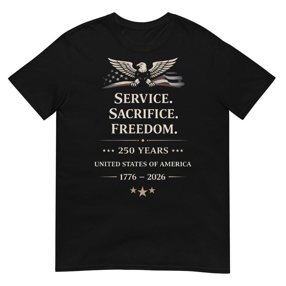 Usa 250th Anniversary Veterans Military 4th Of July TShirt