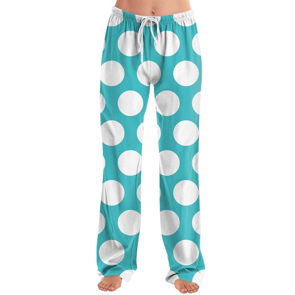 Женские модные свободные повседневные брюки с пасхальным принтом