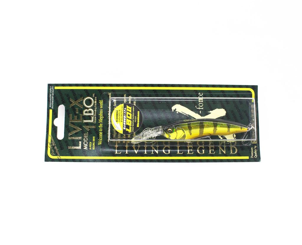 Megabass Live-X Model 1 74 mm 3/8 oz Floating Lure GG Perch (0984)