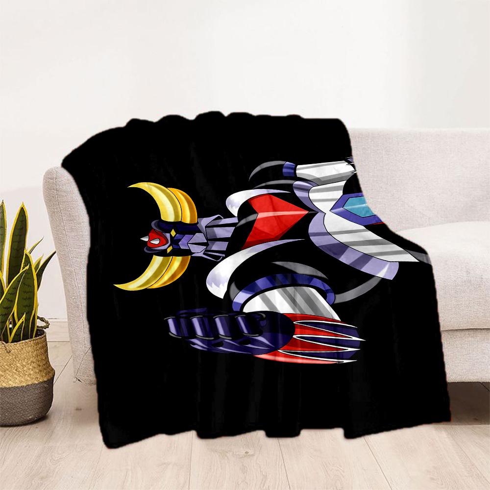 Robotic Beast In Action Flannel Blanket-Soft and Suitable for Sofas,Beds,Offices,Travel,All Seasons,Great Gift for Holidays and Birthdays.