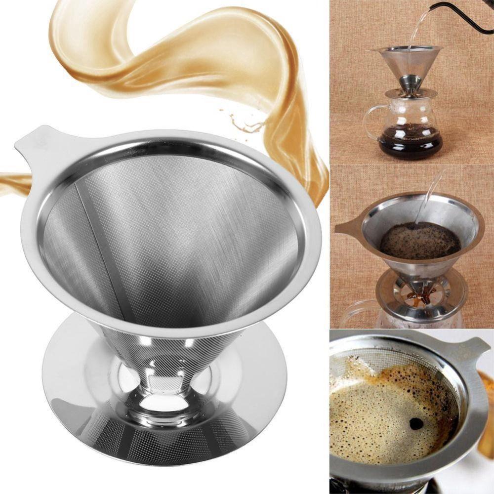 Paper Free Reusable Coffee Filter 800 Mesh Filter Hand Dripping Coffee Maker Specialty Coffee