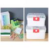 Portable Medicine Storage Box Large Capacity Medicine Kit Family Hand First Aid Chest Simple Travel Emergency Box