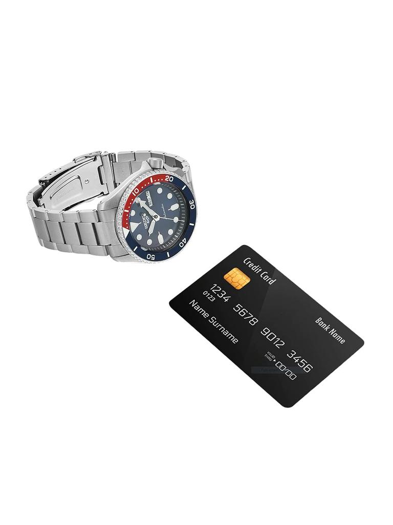 Seiko 5 Спортивный безель из нержавеющей стали браслет автоматические часы SRPD53K1 часы 'Pepsi' мужские мужские