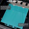 270x270 мм Текстурированная стальная платформа для сборки Аксессуары для 3D-принтера Печатная плата Двусторонняя 3D-печатная платформа Для U1