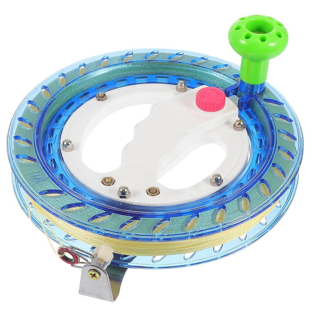 Kite Reel Winder Blue Plastic for Flying Kites 1Set Automatic Locking