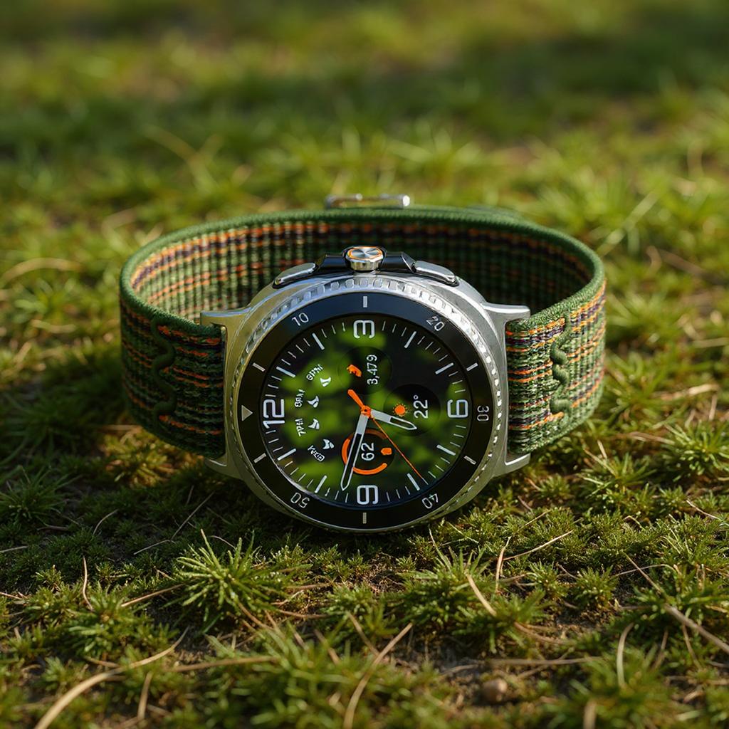 Нейлоновый спортивный ремешок для Samsung Galaxy Watch 8 40 44 мм / 8 Classic, ремешок-браслет на липучке для Galaxy 8 Classic 46 мм