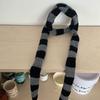 Original Homemade Mass-produced Water-color Pink Cute Cat Paw Japanese Striped Two-dimensional Scarf Women Luxury