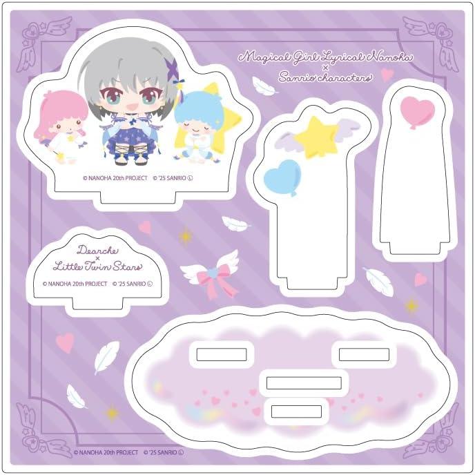 Серия «Волшебница Лирикал Наноха» x Персонажи Sanrio 04 Diarace x Маленькие Близнецы Акриловая подставка
