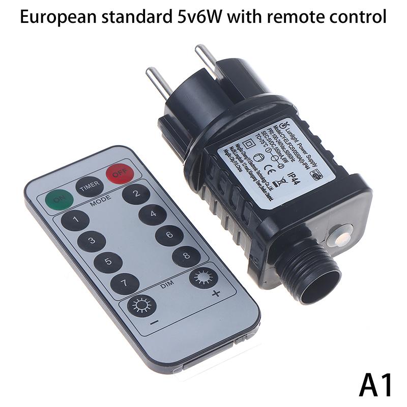 EU US UK Штекер AC 220V 110V на 31Vdc 6W 24V 5V Преобразователь Штекер Блок Питания IP44 8 Режимов Светодиодная Лампа Драйвер Переключатель Адаптер