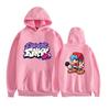 Fridaynightfunkin Series Animation Print Fashion Casual Hooded Sweater