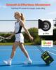 Tennis Ball Hopper, Holds 80 Tennis Balls, Pickleball Basket Cart with Wheels for Easy Pick Up, Portable Pickleball Collection Caddy with Heavy-Duty
