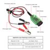 Automotive Battery Tester Dual Digital Voltage Current OBD Connector LED Indicator High Insulation ECU Data Protection
