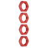 4PCS 17mm Aluminum Alloy Wheel Hex Hub Nut for 1Celsius8 RC Model Car Upgraded Accessory