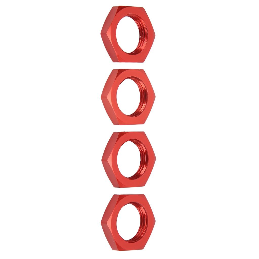 4PCS 17mm Aluminum Alloy Wheel Hex Hub Nut for 1Celsius8 RC Model Car Upgraded Accessory