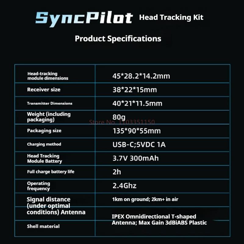 В наличии Fms Syncpilot Fpv Набор трекера головы для моделей самолетов, лодок, автомобилей RC Система совместима с Dji