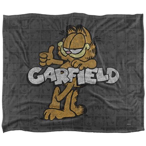 Garfield Silky Retro Supersoft Blanket