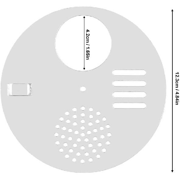 TOPINCN 10pcs Stainless Steel Bee Hive Disc Nest Door Disc Nuc Box Entrance Gates Beekeeping Equipment Beehive Tool Beekeeper Tool