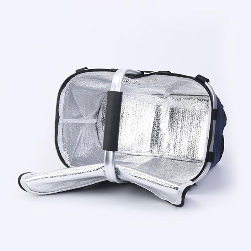 Складная корзина для пикника Удобная транспортировка еды Складная термосумка Корзины для покупок Прочная корзина для еды