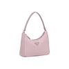 Prada Re-Edition 2005 Enamel Triangle Metal Logo Recycled Nylon Fabric With Saffiano Leather Trim Mini Shoulder Bag Women bags 1NE204_R064_F0E18