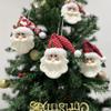 Snowman Christmas Elk Pendants Cloth Xmas Santa Ornaments Xmas Hanging Ornaments  Home Decor