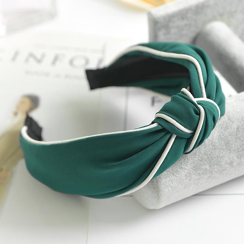 Double Color Wide Edge Headband Chic Style Headband Spring Summer Autumn Hair Accessories Headgear