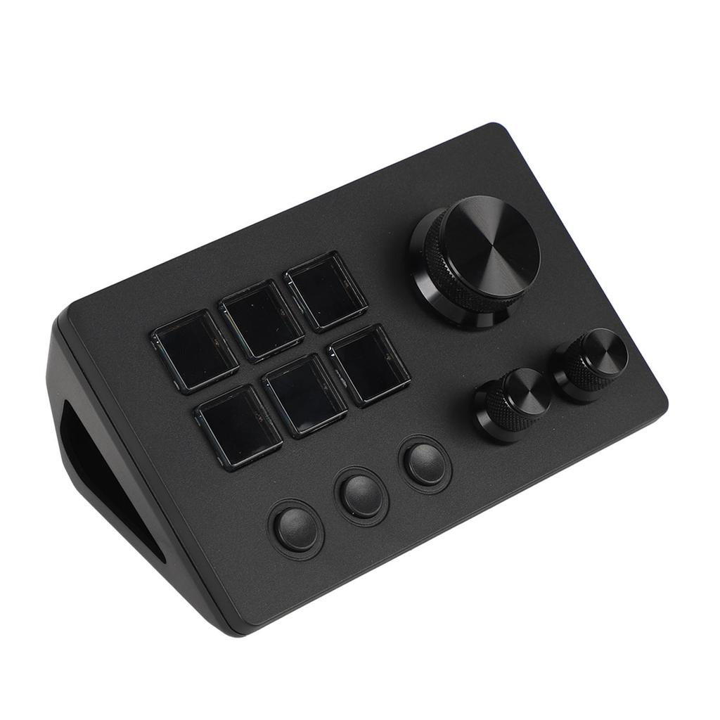 Визуальная клавиатура с ручками, 6 клавишами, ЖК-дисплей, настраиваемые кнопки, визуальная клавиатура для OBS для Twitch для OS X ПК